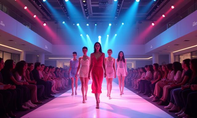 Frühjahrs Modenschau